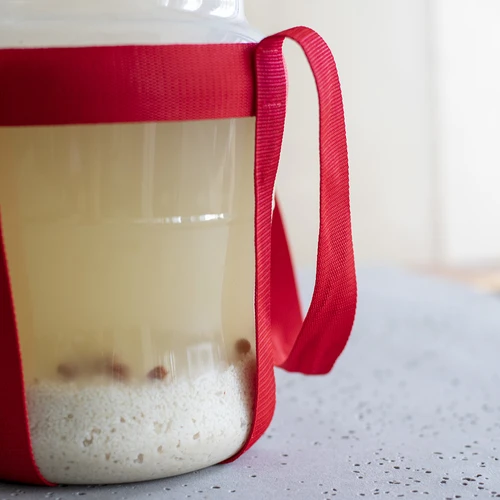 Damigiana per vino leggera, infrangibile, con cinghie di trasporto, 10 L - 13