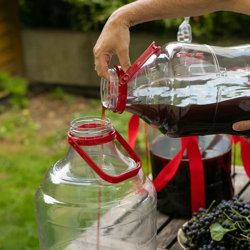Damigiana per vino leggera, infrangibile con manico, 20 L - 9