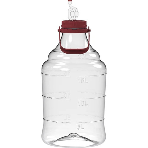Damigiana per vino leggera, infrangibile con manico, 20 L  - 1 