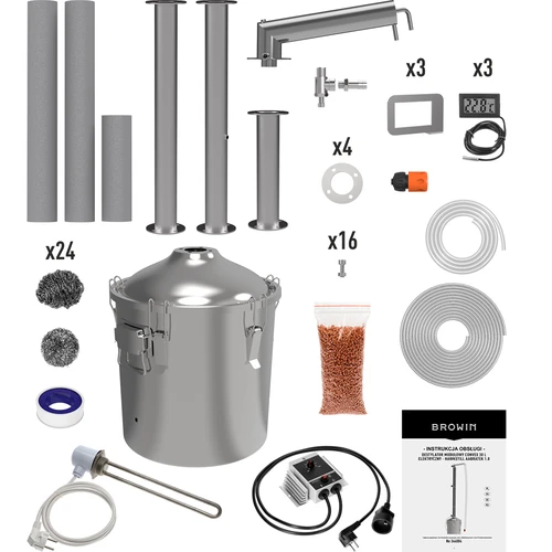 Destylator hawkSTILL Aabratek 30L, 48mm 1.0 LITE - 2