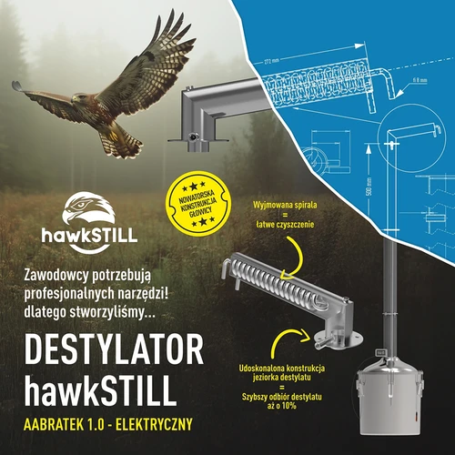Destylator hawkSTILL Aabratek 30L, 48mm 1.0 LITE - 18