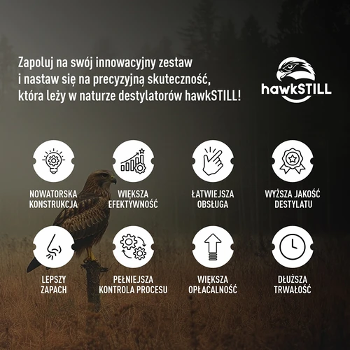 Destylator hawkSTILL Aabratek 30L, 48mm 1.0 LITE - 19