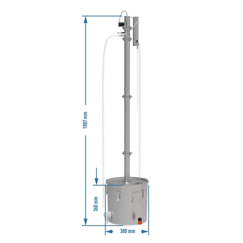 Destylator modułowy 30 L Freja - elektryczny - 21