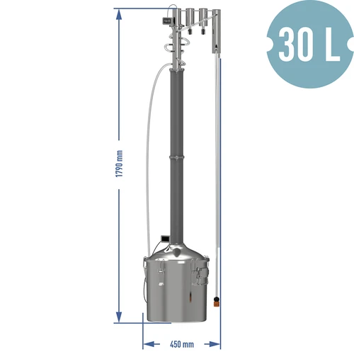 Destylator modułowy Convex elektryczny 30 L - Perun - 19