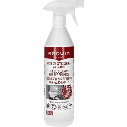 Detergente liquido per affumicatori, forni, barbecue, fornelli e focolari