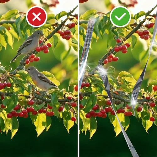 Dissuasore per uccelli - nastro riflettente, 80 m - 8