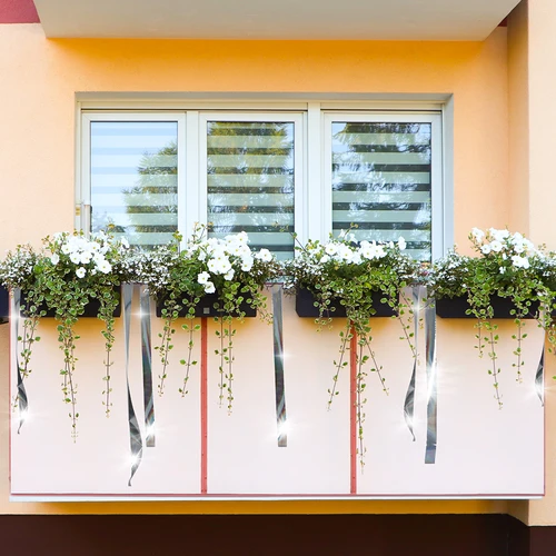 Dissuasore per uccelli - nastro riflettente, 80 m - 9