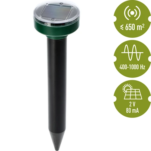 Dissuasore solare per talpe – protezione del giardino efficace, sicura e rispettosa degli animali, 1 pz. - 7