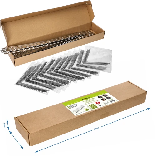 Dissuasori a spuntoni per uccelli su striscia metallica, 10 pz. - 10