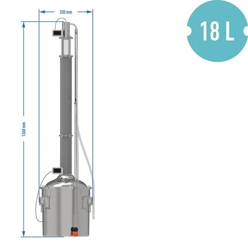 Distillatore modulare Baldur Convex 18 L - 16