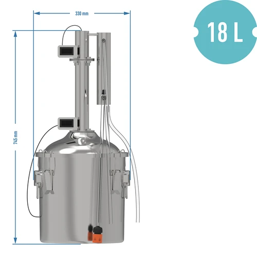 DISTILLATORE MODULARE CONVEX 18L-BASE - 11
