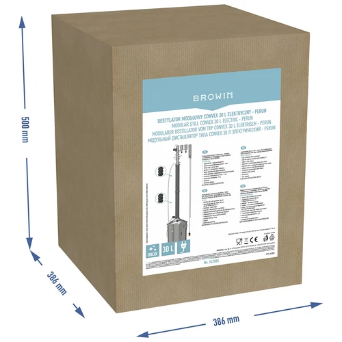 Distillatore modulare Convex elettrico 30 L - Perun - 21