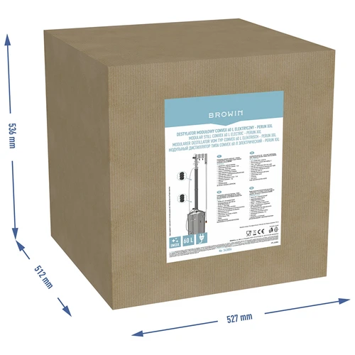 Distillatore modulare Convex elettrico 60 L - Perun XXL - 17