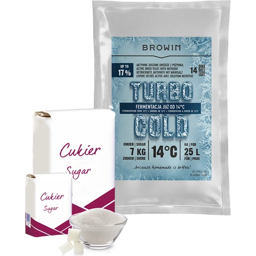 Drożdże Turbo Cold 120 g - 4