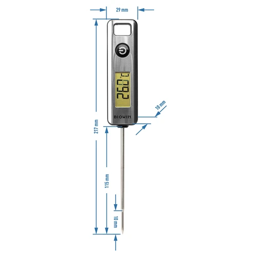 Elektroniczny termometr kuchenny, LCD (-50°C do +200°C) - 4