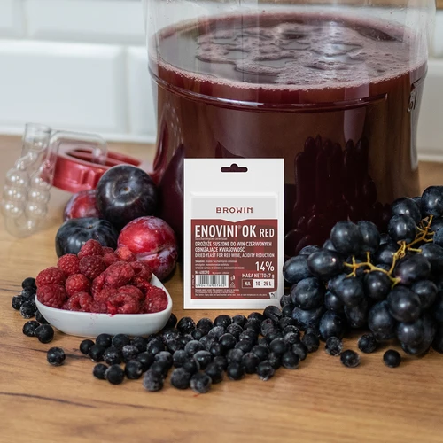 Enovini® OK RED - lievito enologico a riduzione di acidità 7 g - 5