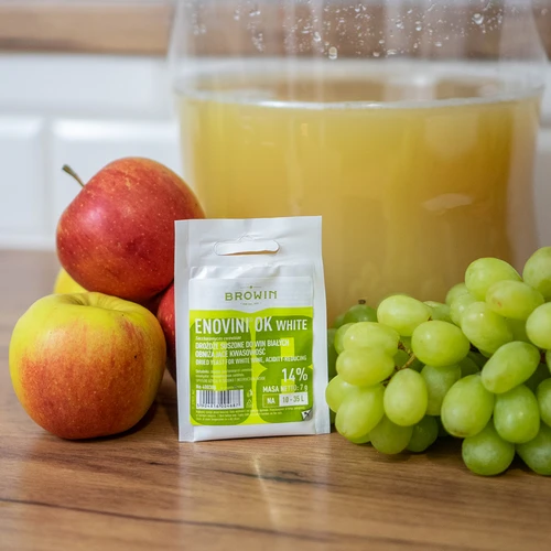 Enovini® OK WHITE - drożdże winiarskie obniżające kwasowość 7 g - 6