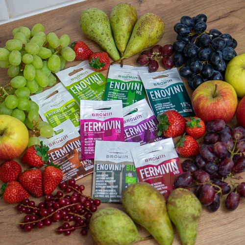 Enovini® OK WHITE - lievito enologico che riduce l'acidità 7 g - 7