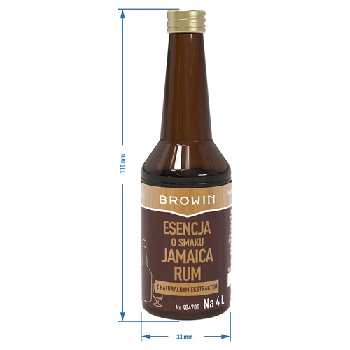 Esencja Gold o smaku Jamaica Rum na 4 L, 40 ml - 7