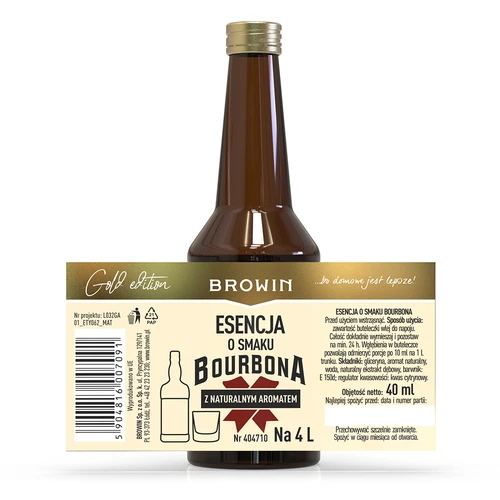 Esencja o smaku Bourbona na 4 L, 40ml - 5