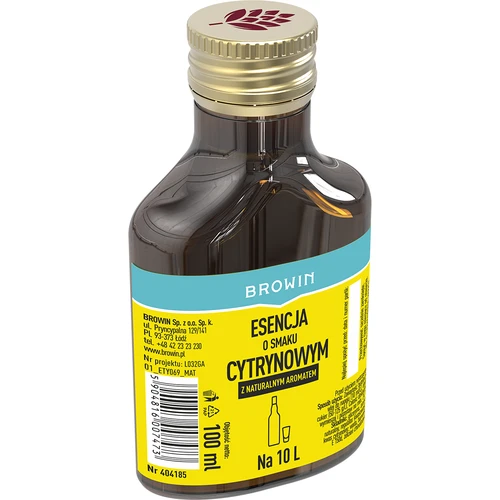 Esencja o smaku cytrynowym z naturalnym aromatem na 10 L - 100 ml - 2
