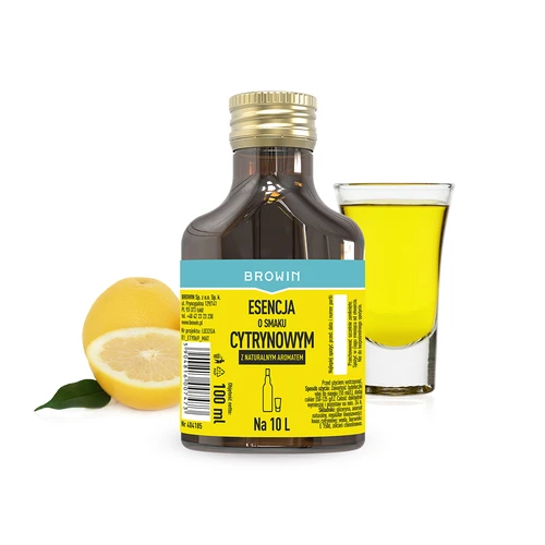 Esencja o smaku cytrynowym z naturalnym aromatem na 10 L - 100 ml - 3