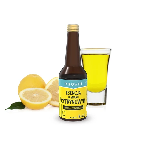Esencja o smaku cytrynowym z naturalnym aromatem na 4 L - 40 ml - 3