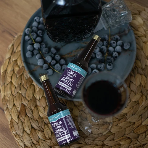 Esencja o smaku czarnej porzeczki z naturalnym aromatem na 4 L - 40 ml - 10