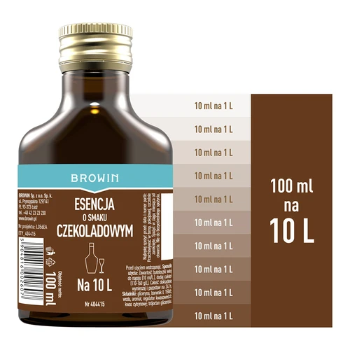 Esencja o smaku czekoladowym 100 ml na 10 L - 4