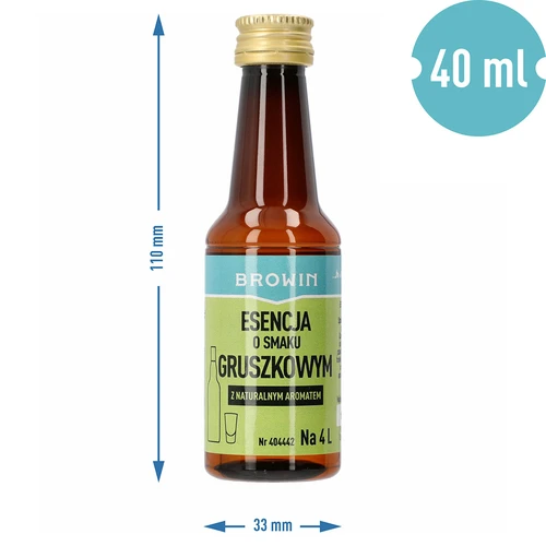 Esencja o smaku gruszkowym - likier gruszkowy, zaprawka 40 ml - 6