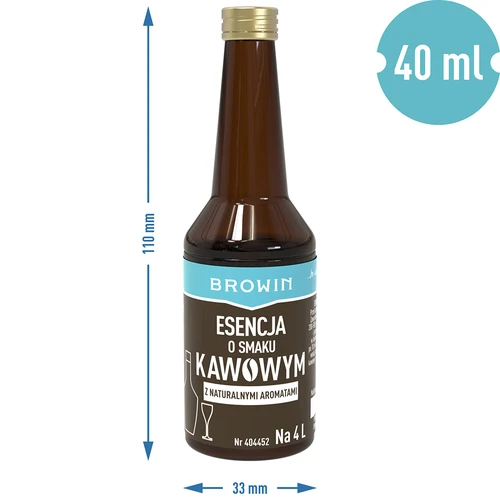 Esencja o smaku kawowym z naturalnymi aromatami na 4 L - 40 ml - 7