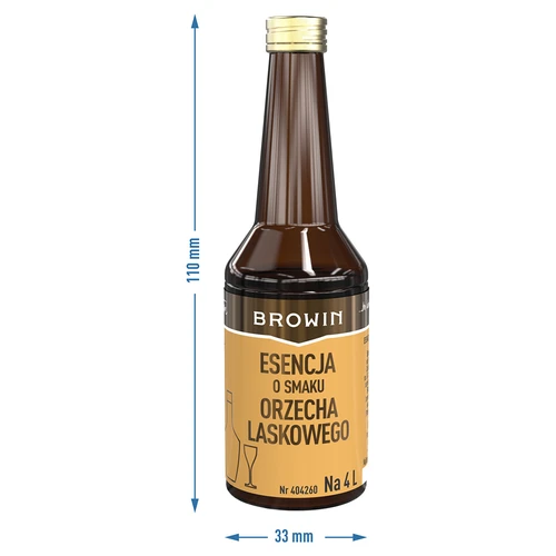 Esencja o smaku Orzecha Laskowego na 4 L - 40 ml - 8
