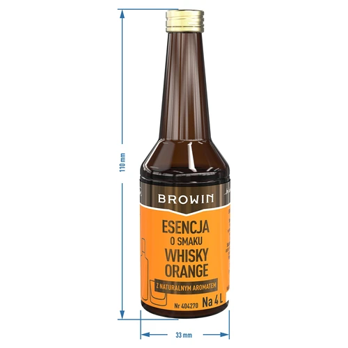 Esencja o smaku Whisky Orange na 4 L - 40 ml - 8