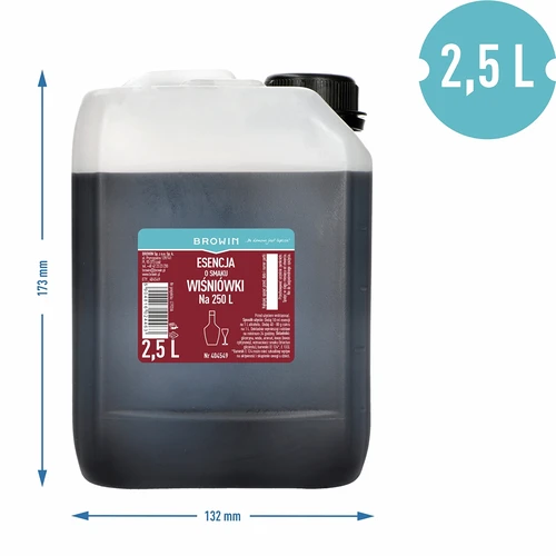 Esencja o smaku wiśniówki, 2.5 L na 250 L gotowego trunku - 3