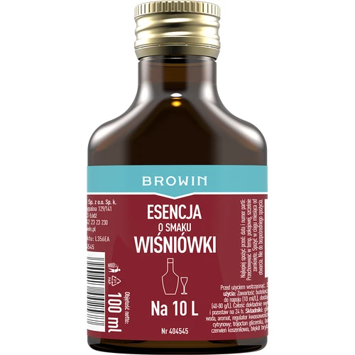 Esencja o smaku wiśniówki na 10 L - 100 ml