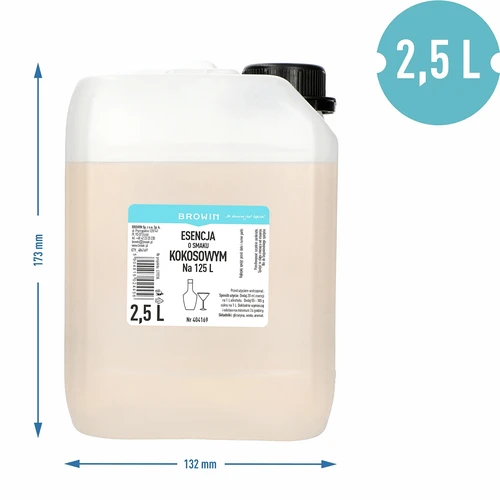 Essenza al gusto di cocco, 2,5 L, per 125 L di bevanda pronta - 3