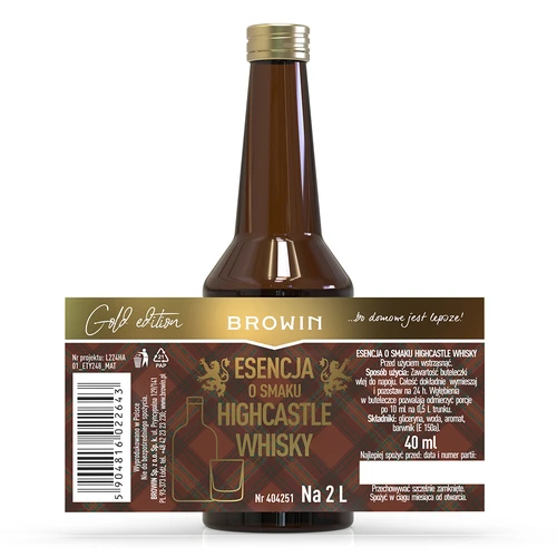 Essenza al gusto di Highcastle Whisky per 2 L - 40ml - 4