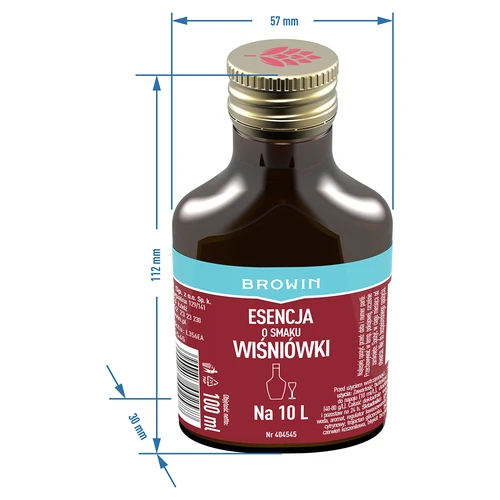 Essenza al gusto di liquore all'amarena per 10 L - 100 ml - 5