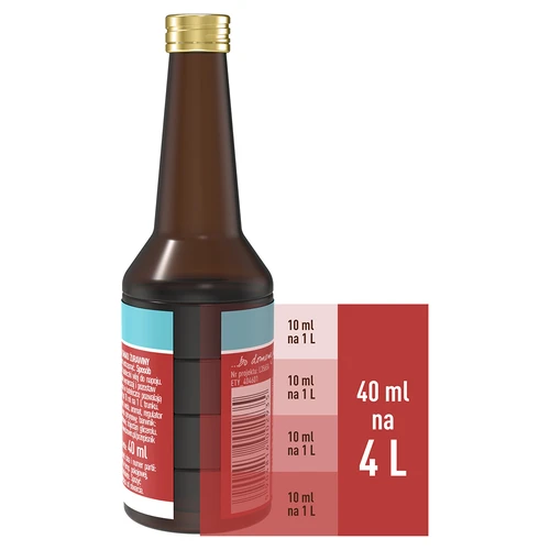 Essenza al gusto di mirtillo rosso per 4 L - 40 ml - 6