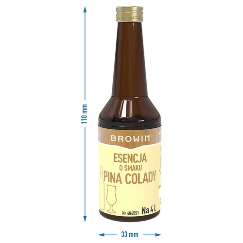 Essenza al gusto di Pina Colada per 4 L - 40 ml - 8