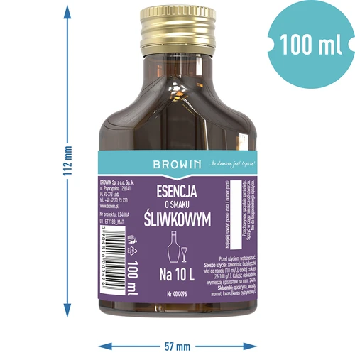 Essenza al gusto di prugna 100 ml - 6