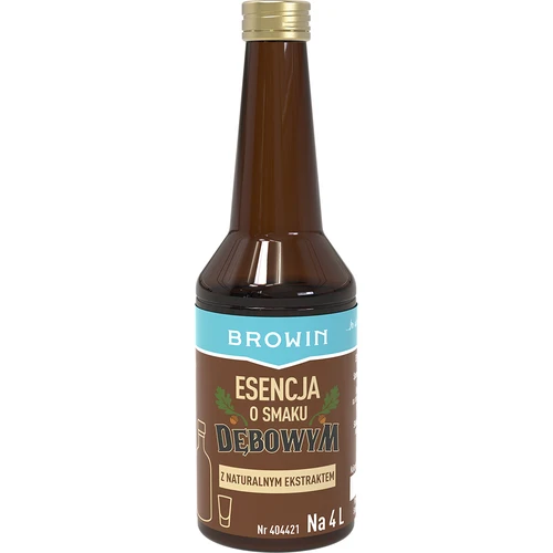 Essenza al gusto di rovere con aroma ed estratto naturali - 40 ml, per 4 L