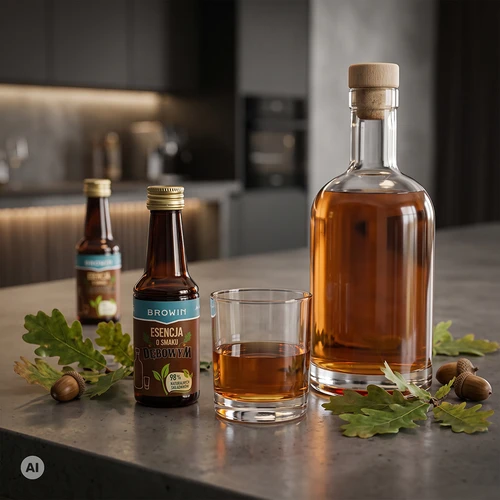 Essenza al gusto di rovere con aroma ed estratto naturali - 40 ml, per 4 L - 9