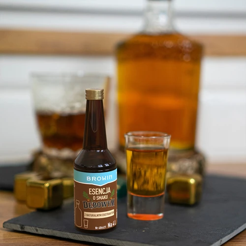 Essenza al gusto di rovere con aroma ed estratto naturali - 40 ml, per 4 L - 9