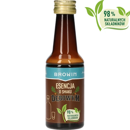 Essenza al gusto di rovere con aroma ed estratto naturali - 40 ml, per 4 L