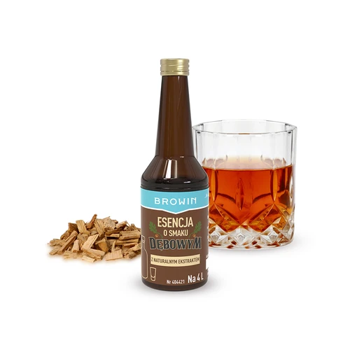 Essenza al gusto di rovere con aroma ed estratto naturali - 40 ml, per 4 L - 3