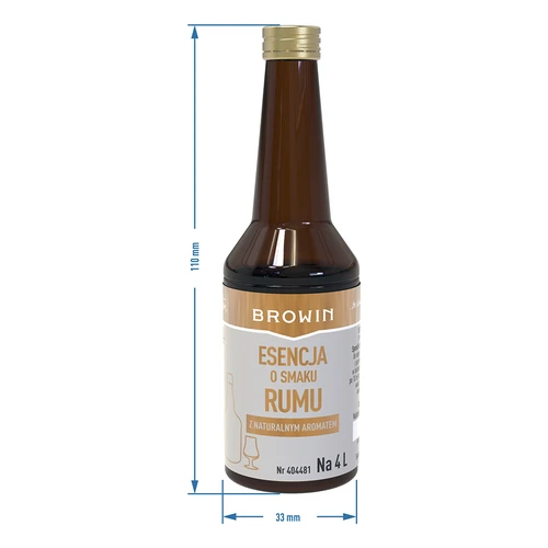 Essenza al gusto di Rum per 4 L - 40 ml - 7
