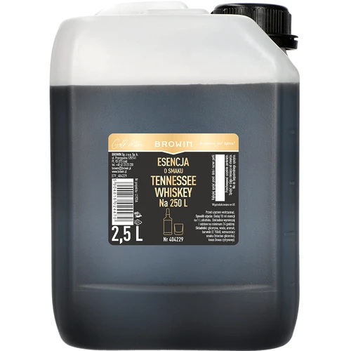 Essenza al gusto di Tennessee Whiskey 2,5L, per 250L di bevanda pronta  - 1 