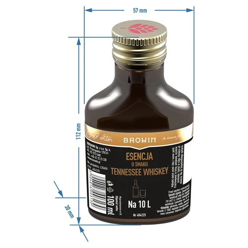 Essenza al gusto di Tennessee whiskey per 10 L - 100 ml - 6