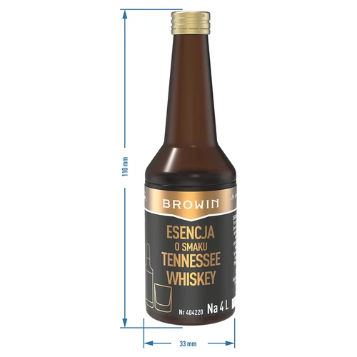 Essenza al gusto di Tennessee whiskey per 4 L - 40 ml - 8